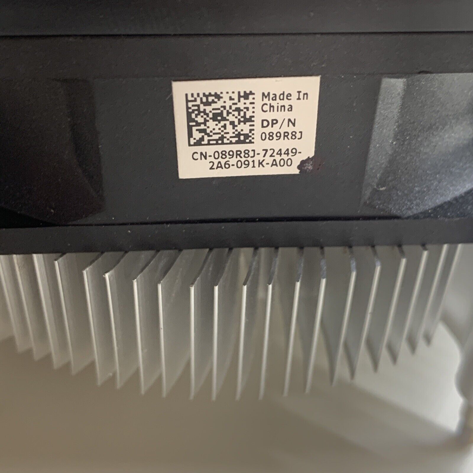 Dell OptiPlex 7010 Desktop 65W CPU Heatsink / Fan / Shroud - 08942W 089R8J