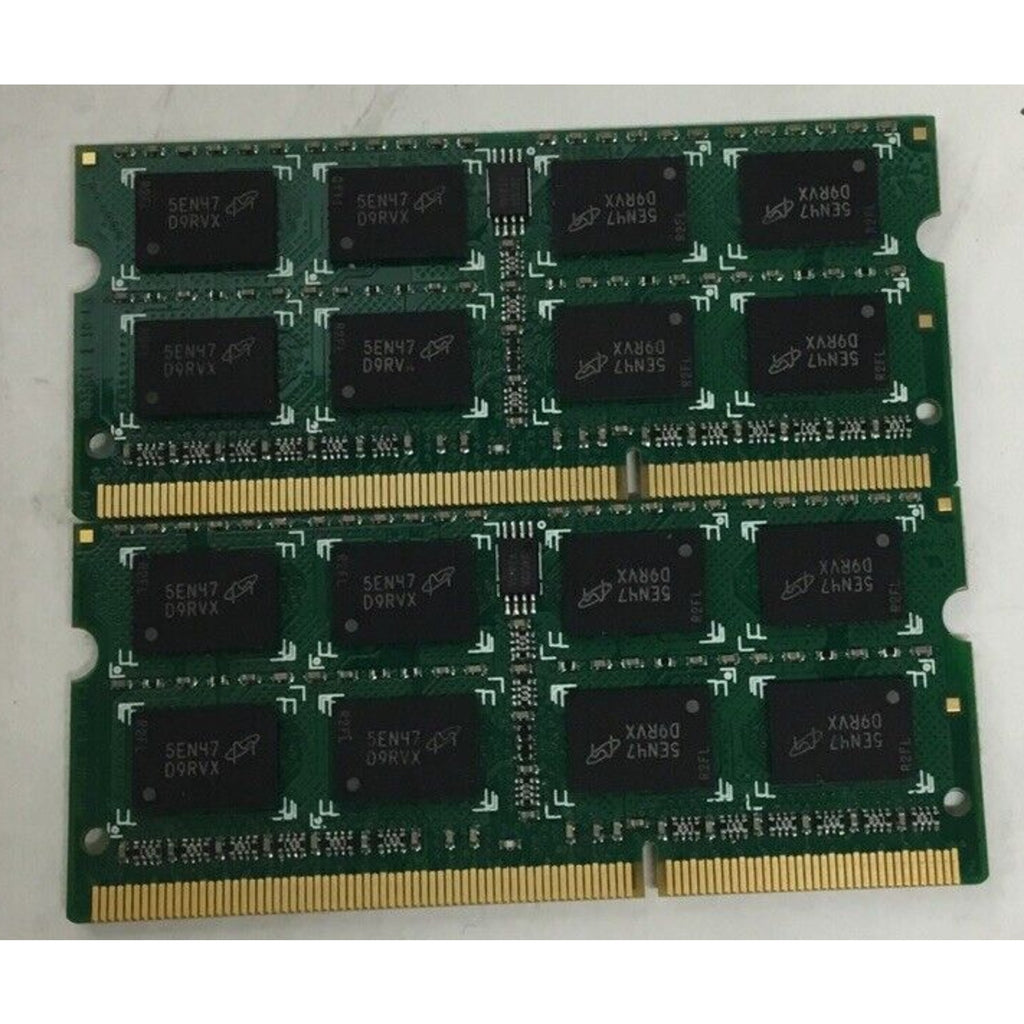 Lot of 2 Crucial 8GB PC3L-12800S DDR3L 1600MHz SO-DIMM RAM Free Shipping Tested