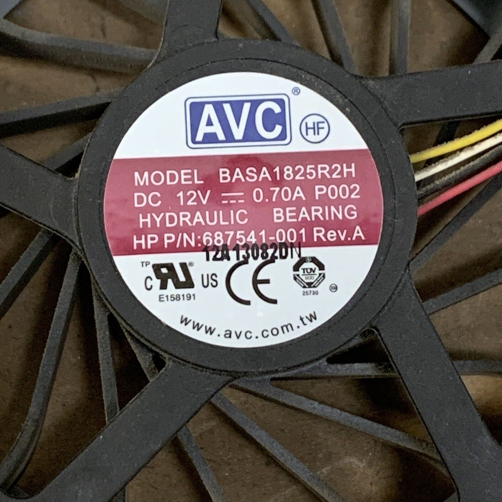 HP Elite 8300 All-In-One CPU DC12V 0.70A Fan 687541-001 BASA1825R2H