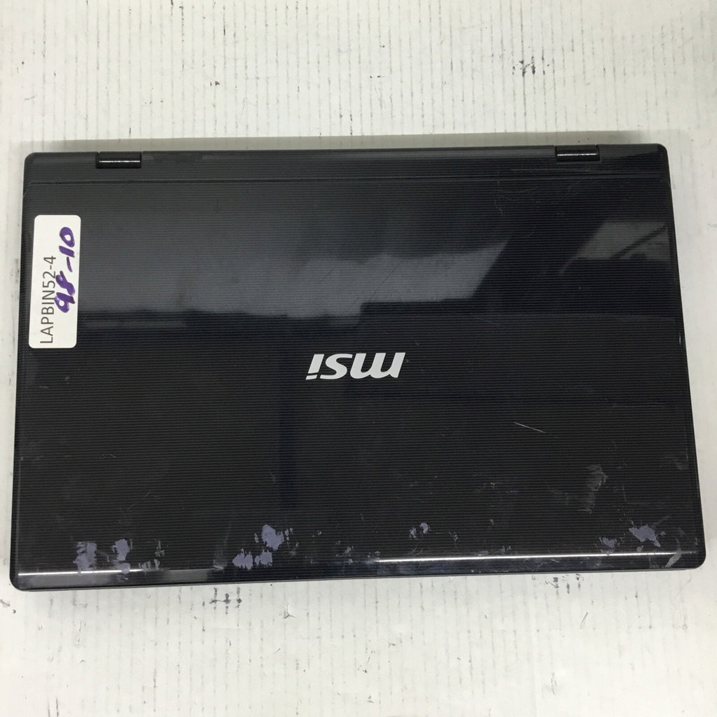 MSI A6200 Laptop For Parts i5-430M READ DESC