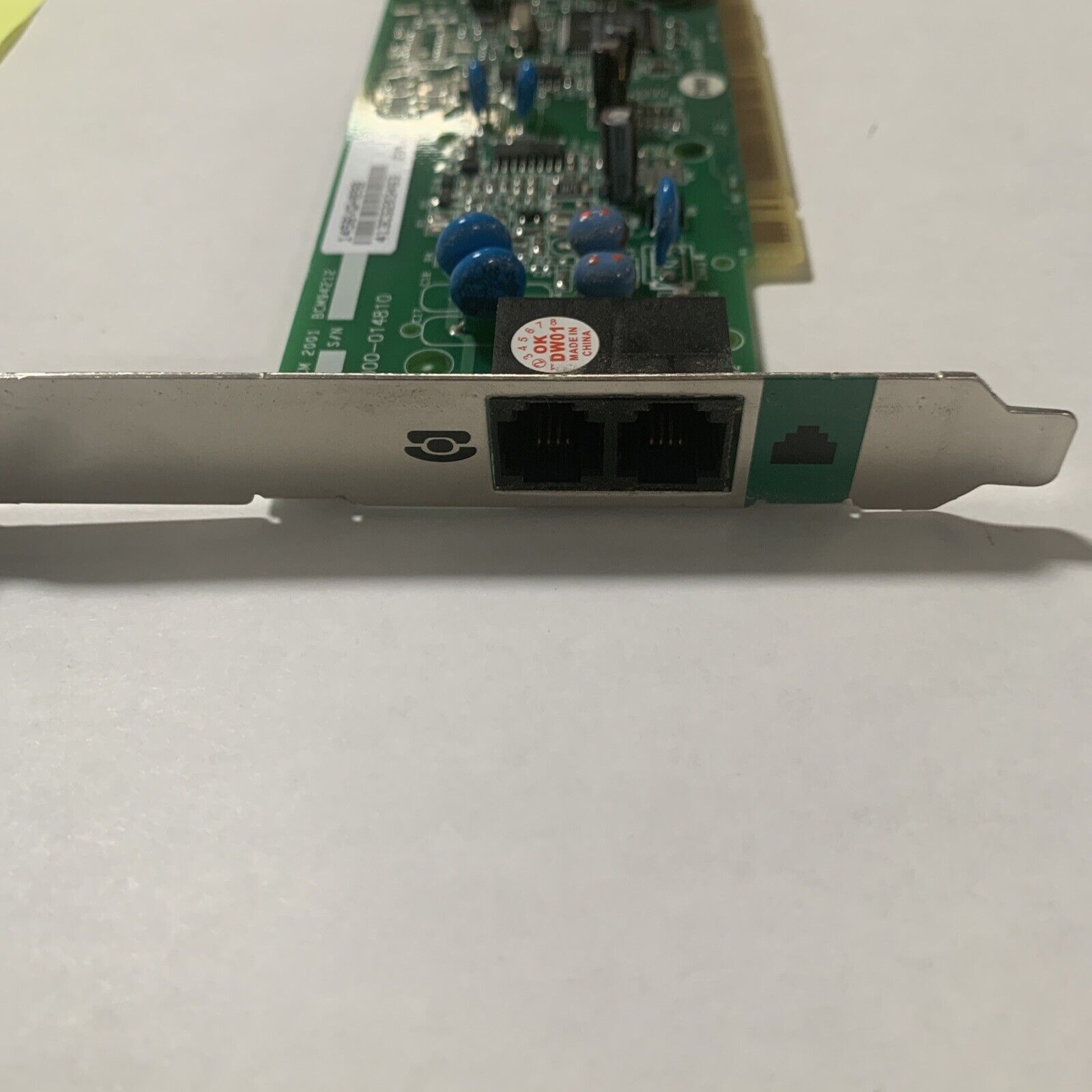 Dell 4U829 56K V90/V92 PCI Fax Data Modem Adapter Card Broadcom BCM94212/U