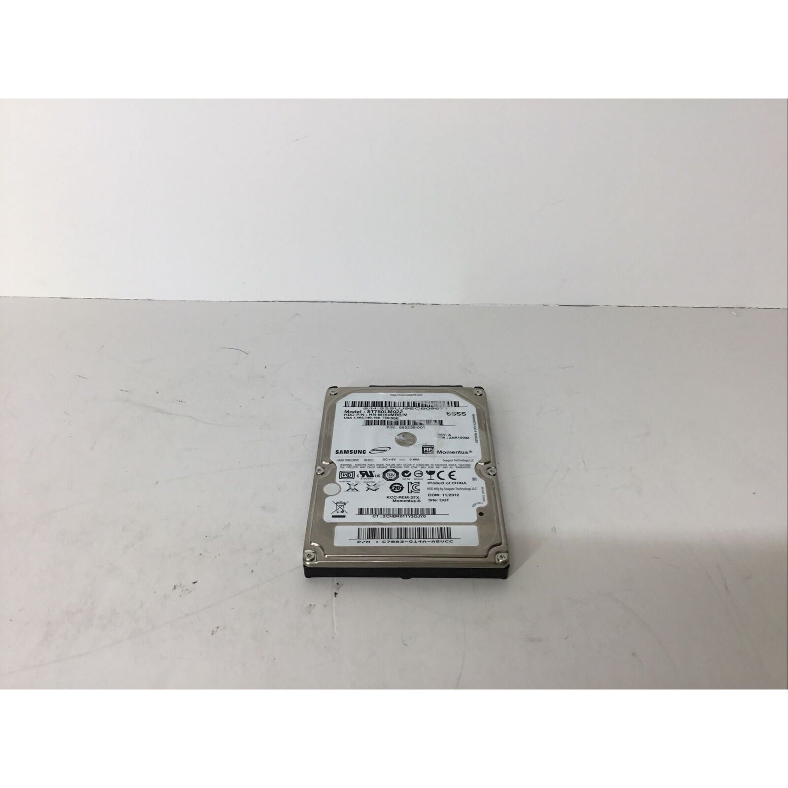 Samsung SpinPoint ST750LM022 750GB 2.5" Hard Drive HN-M750MBB/M 665258-001