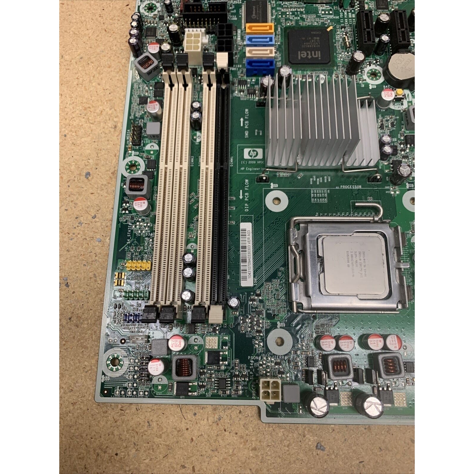 HP 6000 Pro SFF Motherboard 531965-001 LGA775 DDR3 With E8400 CPU Included