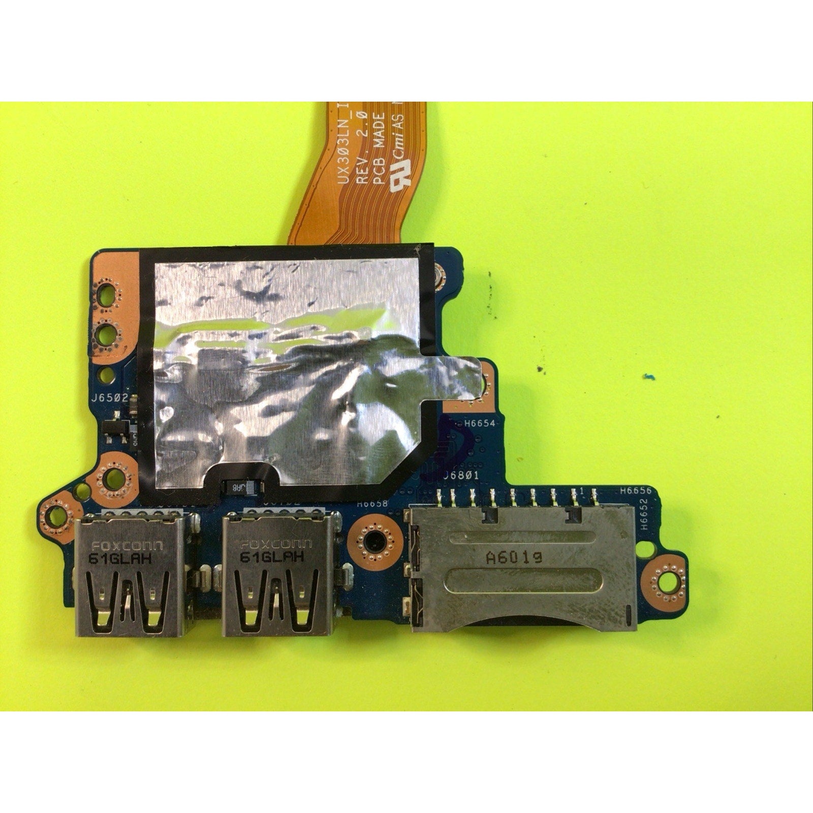 Asus UX303U USB Card Reader I/O Board with Cable 455MSE88L14