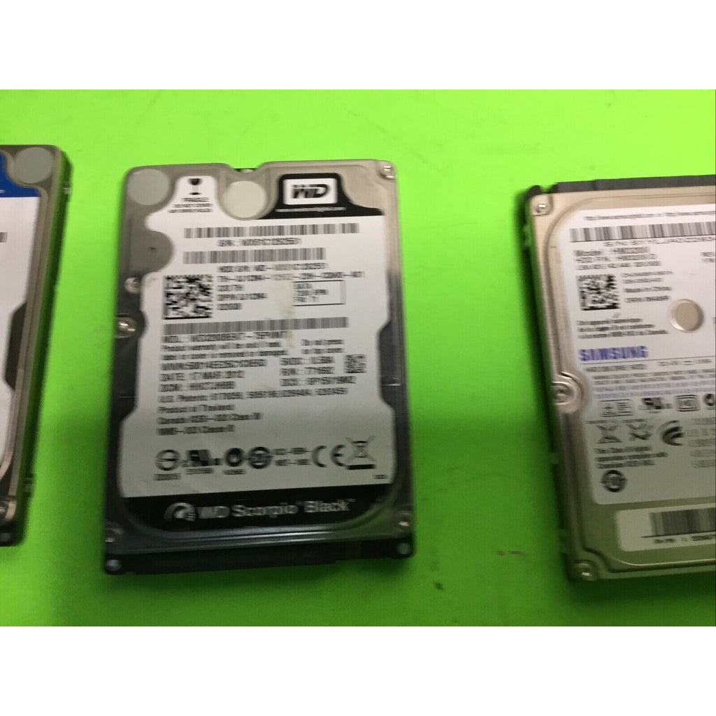 Lot of 3 320GB 2.5" SATA Laptop Hard Disk Drive HDD