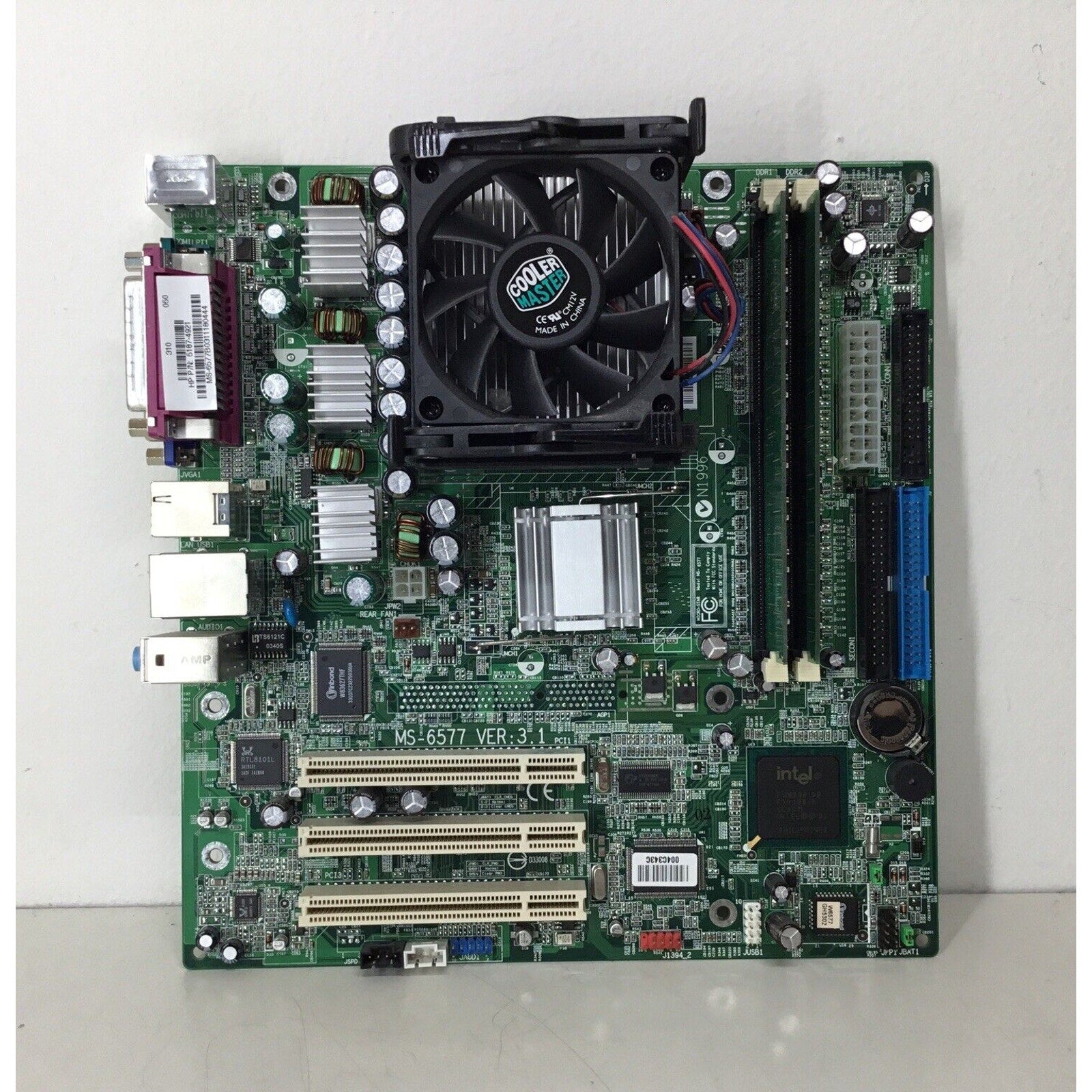 HP Compaq Motherboard MS-6577 5187-4921 - For Parts