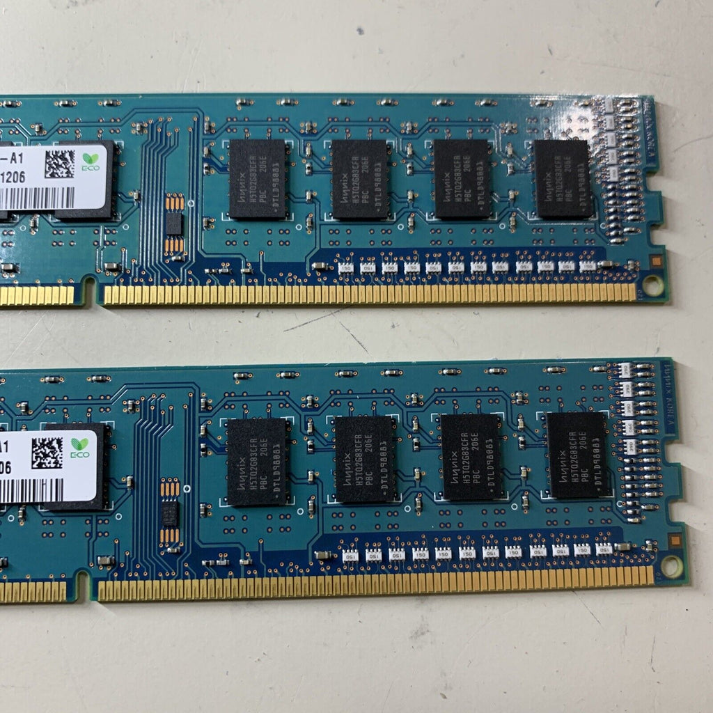 Hynix 4GB (2 x 2GB) 1Rx8 PC3-12800U-11 HMT325U6CFR8C-PB NO AA Memory Module Kit