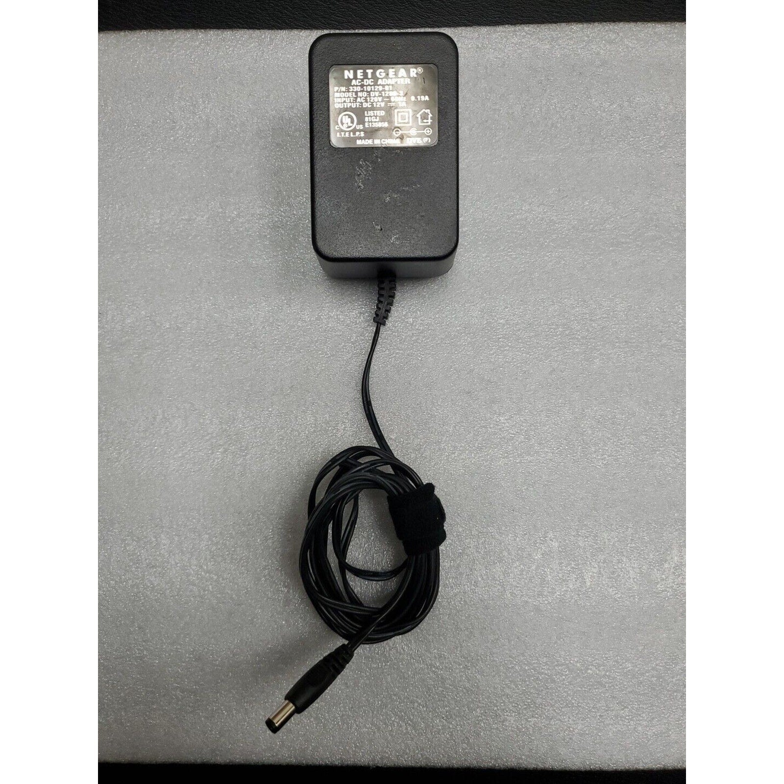 Netgear DV-1280-3 AC Adapter Power Supply Wall Charger Transformer DC 12V 1A