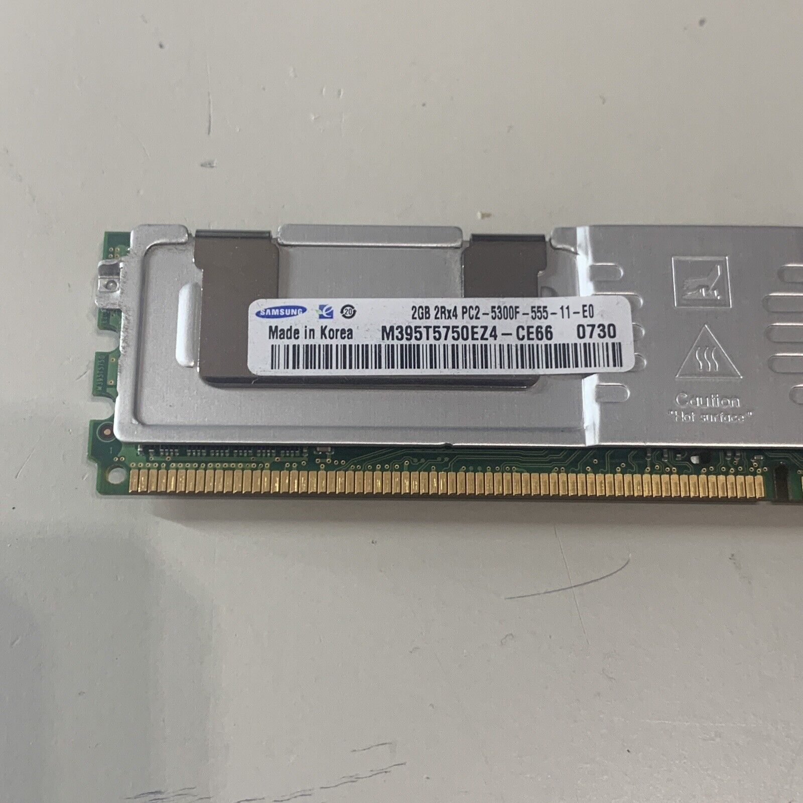 Samsung 2GB Fully Buffered 2Rx4 PC2-5300F-555-11-E0 M395T5750EZ4-CE66