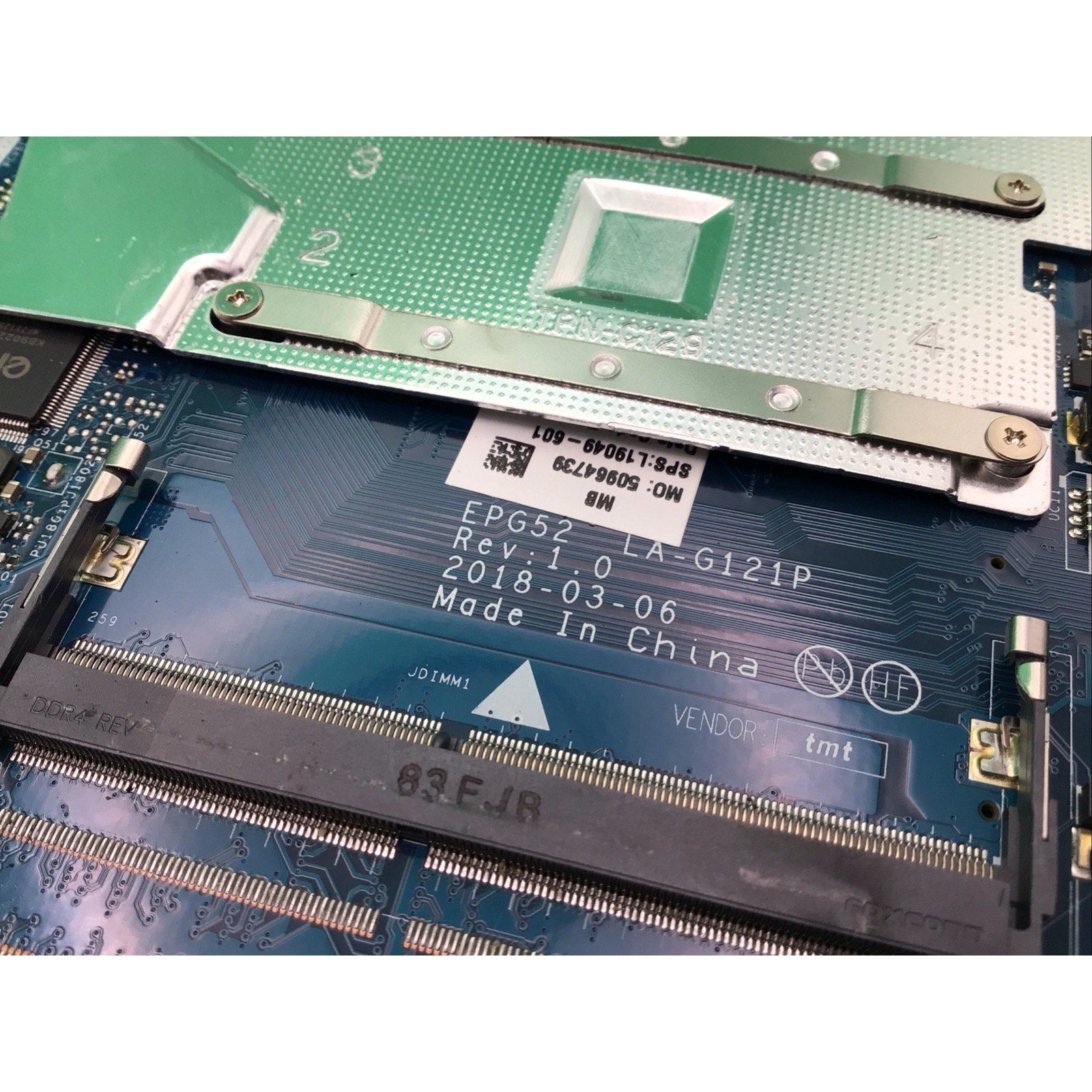 HP 15-bs Series 15.6" Genuine Laptop Intel N4000 1.1GHz Motherboard L19049-601