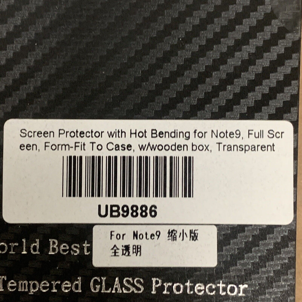 16-Pack Bulk LOT of Galaxy Note 9 Tempered Glass Screen Protector 9H - In Case