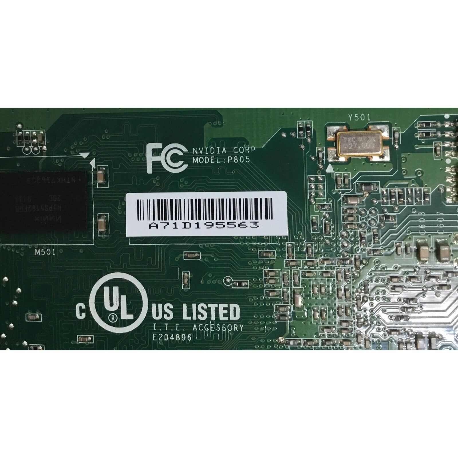 Nvidia N751G PCIe Video Card 9300 256MB CN-0N751G Optiplex 380 P805