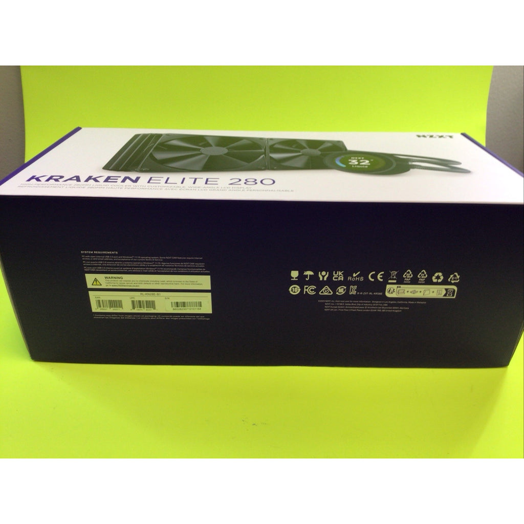 NZXT Kraken Elite 280 AIO CPU Cooler BOX ONLY