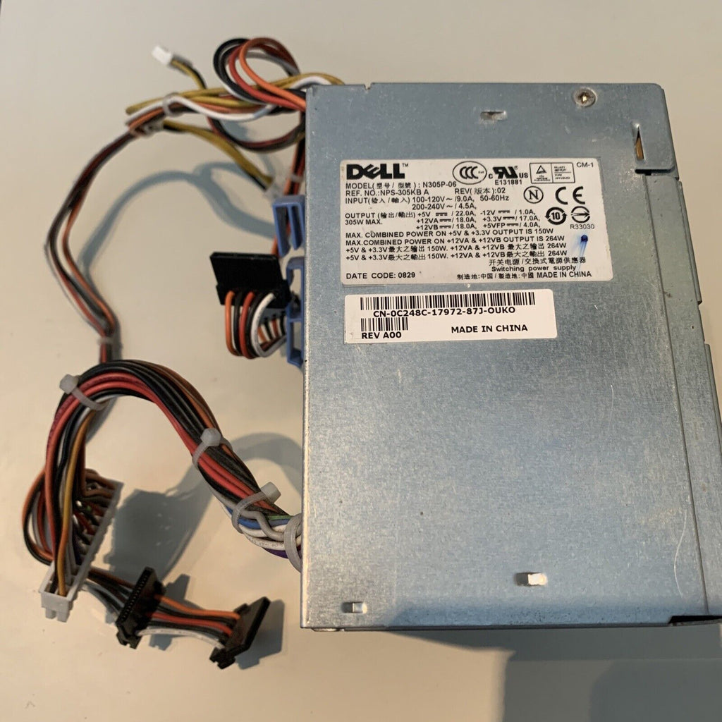 Dell Optiplex Genuine Original 305W Power Supply NPS-305KB A N305P-06 C248C MT