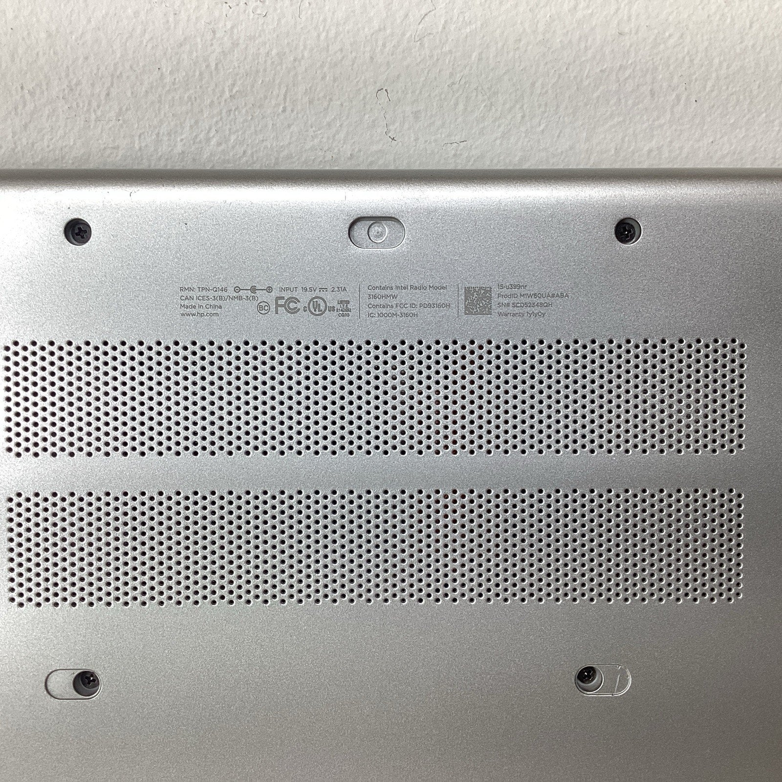 HP Envy 15-u399nr 15.6" Laptop i7-5500U 2.4GHz 16GB RAM 1TB HDD-For Parts (Read)