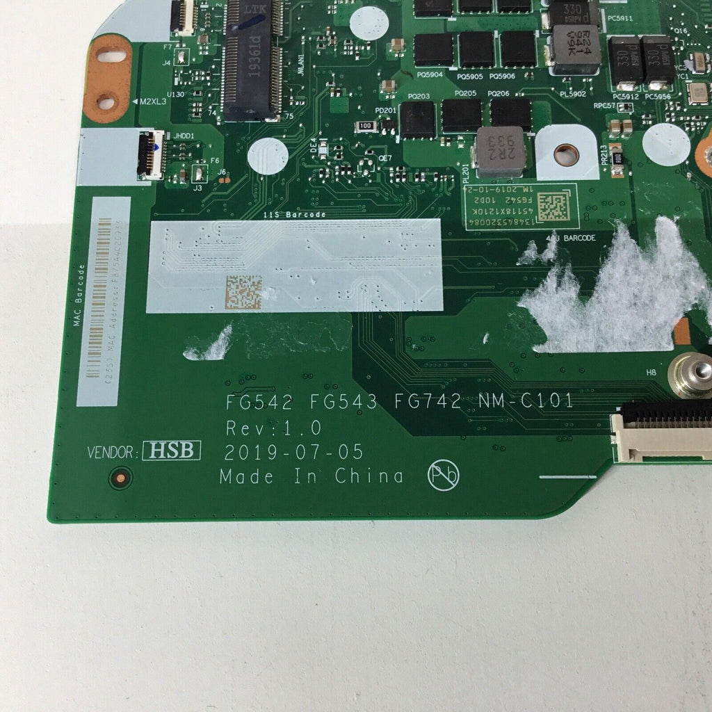 For Lenovo Ideapad Motherboard FG542 NM-C101 5B20S42225 - For Parts