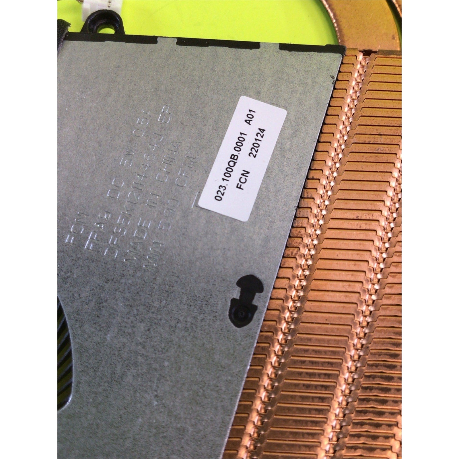 Dell Inspiron 5425 Cooling Fan with Heatsink 6K40F 06K40F