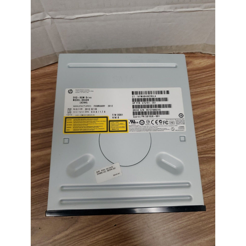 HP Compaq DH40N (A2HH) 16x DVD-ROM SATA Optical Drive 575781-201 581058-001 L-E