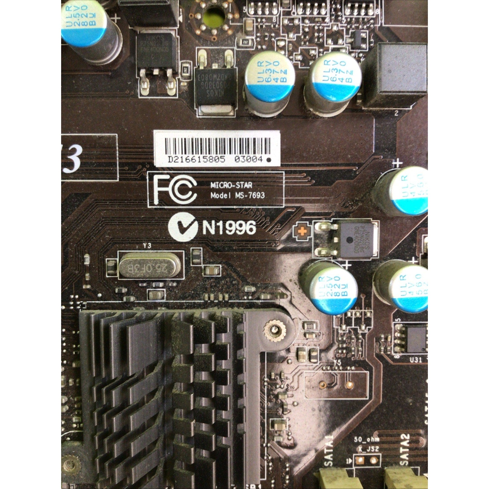 MSI 970A-G43 ATX Motherboard Socket AM3/AM3+ AMD 970 DDR3 USB3.0