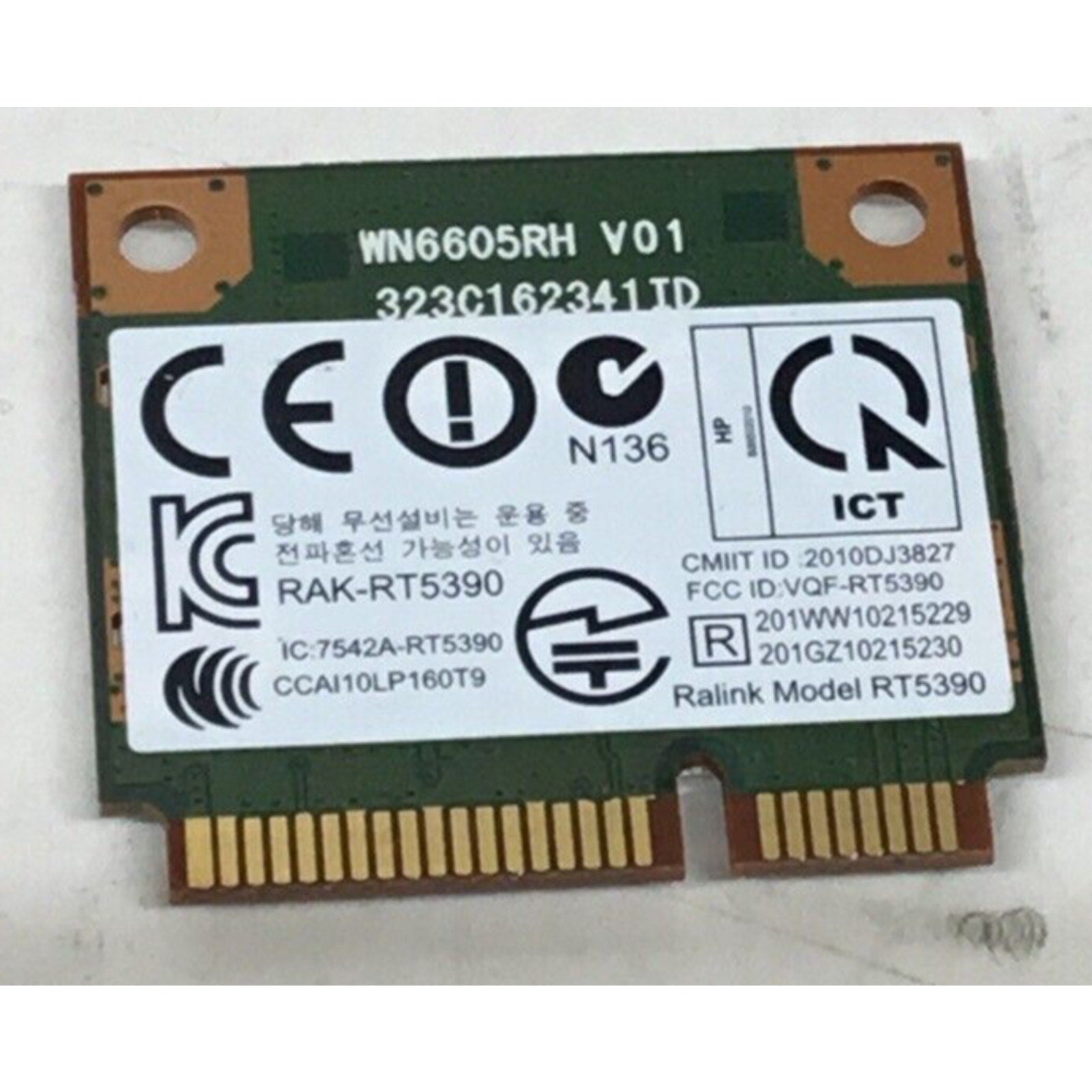 Desktop Computer WN6605RH RAK-RT5390 Network Card