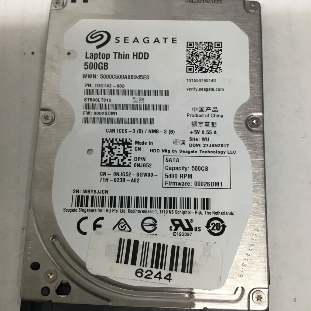 *Seagate Momentus Thin 500GB ST500LT012 2.5" Internal Hard Disk Drive 1DG142-033