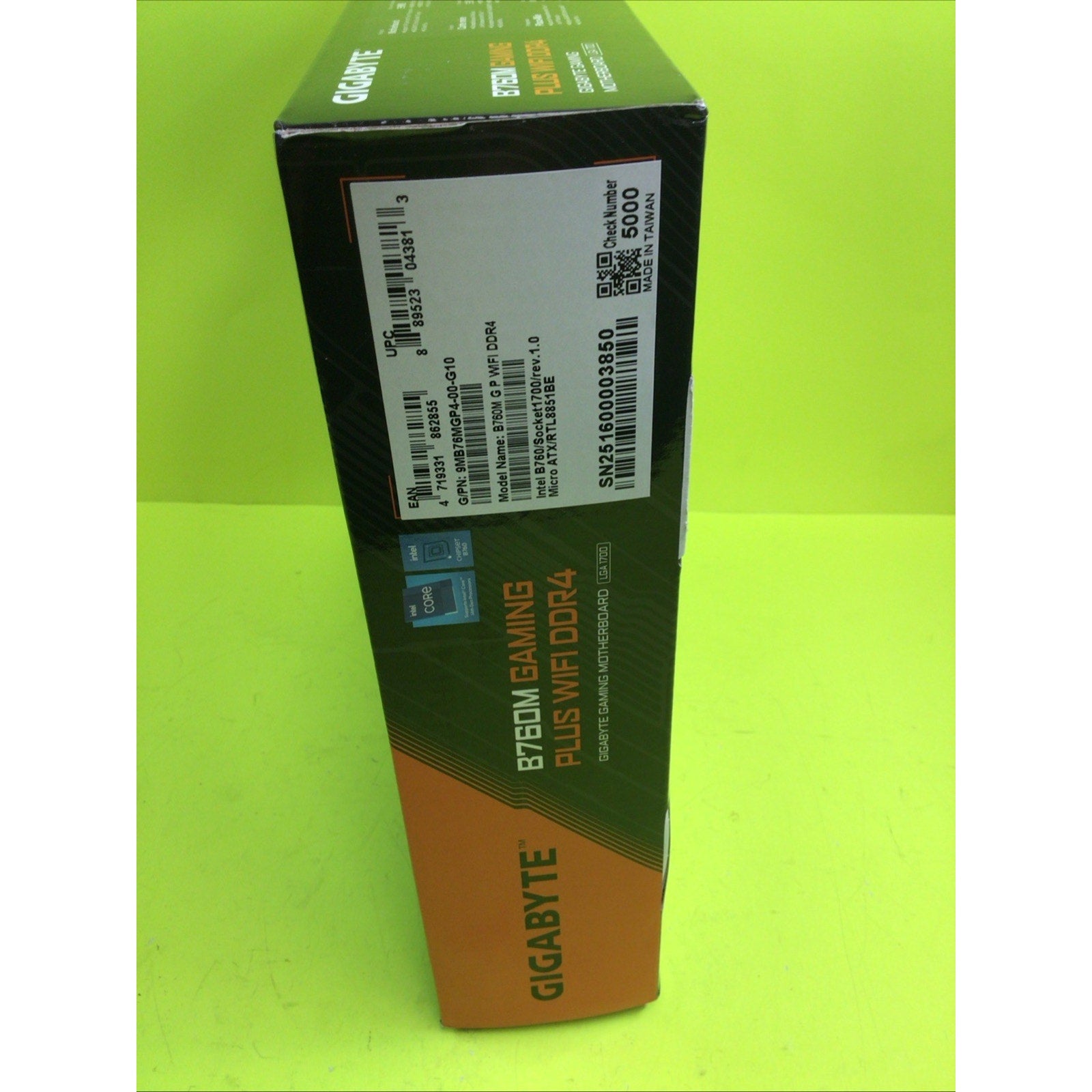 Gigabyte B760 Gaming Plus WiFi Motherboard Box Only