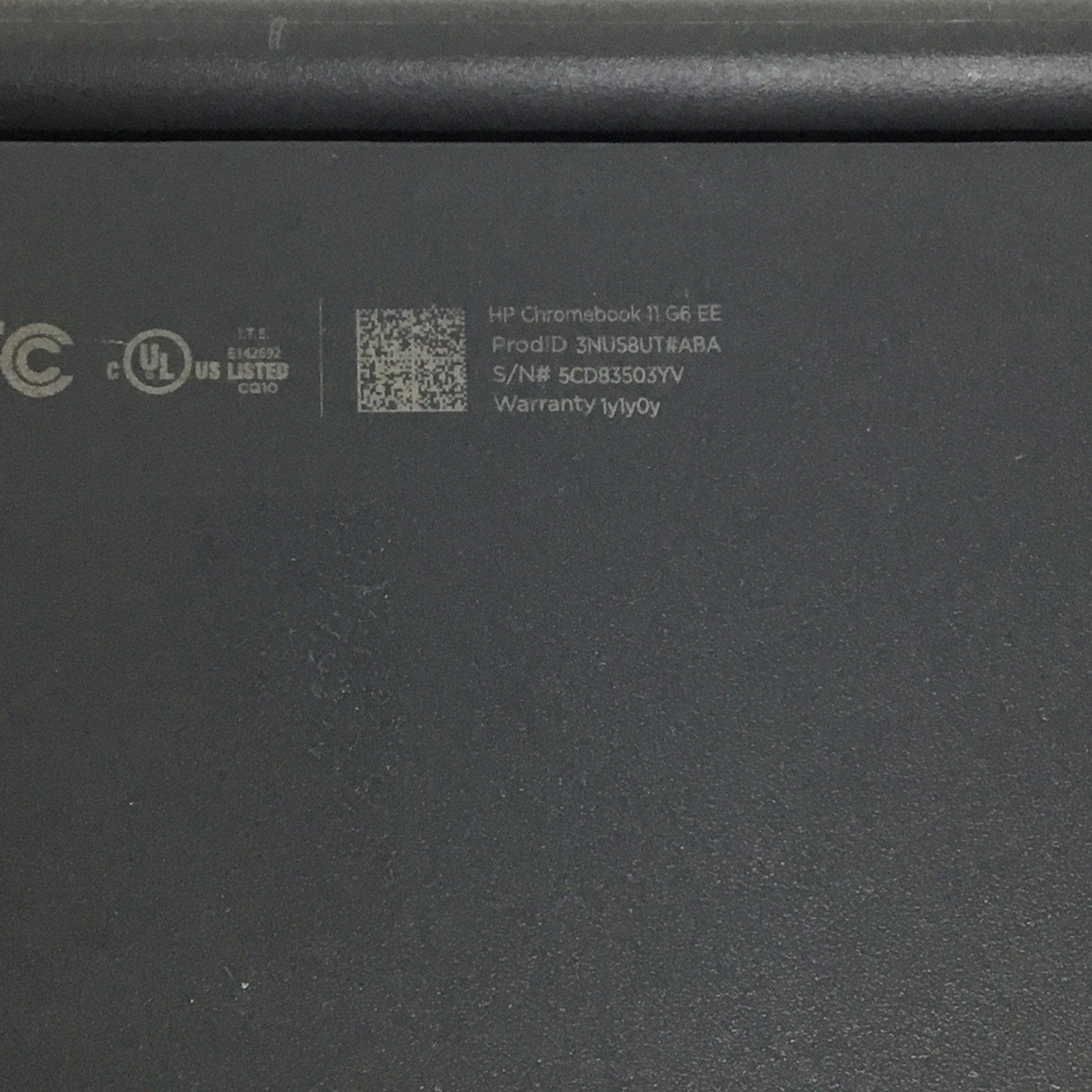 HP Chromebook 11 G6 EE