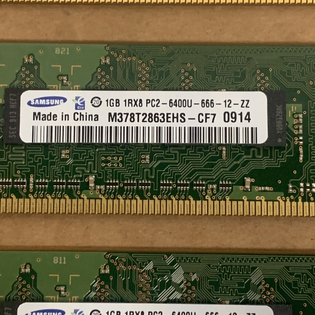 SAMSUNG 4GB 4x1GB RAM PC2-6400 DDR2-800 MEMORY KIT M378T2863EHS-CF7 Dell 740 755