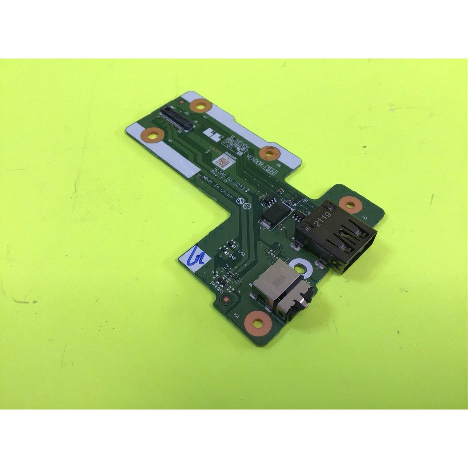 Lenovo ThinkPad L15 Gen 2 Audio USB Board HL5A0 NS-D273