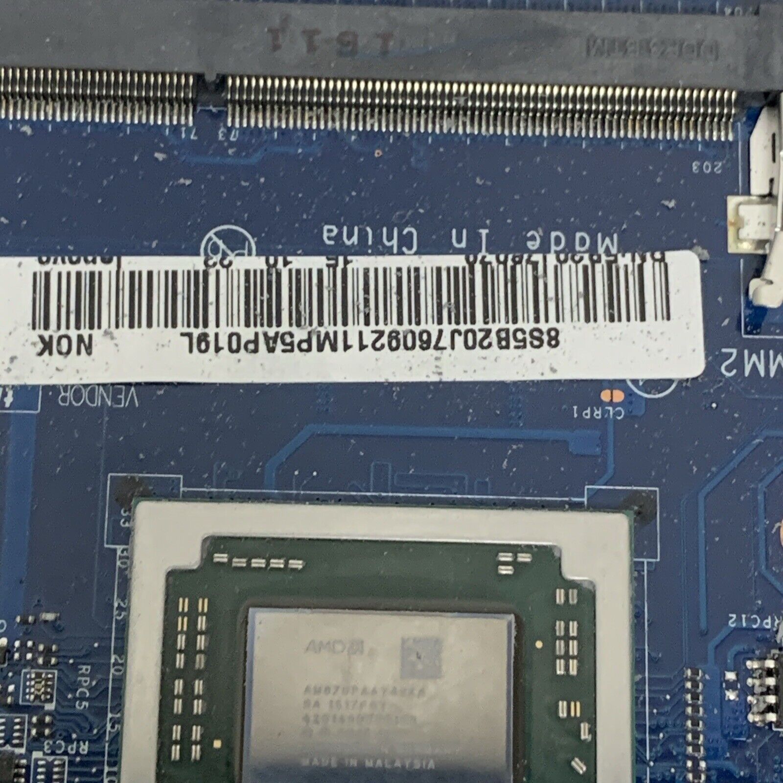 for Lenovo 500-15ACZ AAWZA ZB LA-C285P Motherboard AMD A10-8700P CPU mainboard