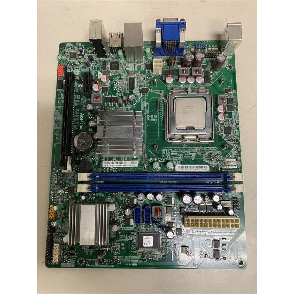Acer N15235 Desktop Motherboard G41D01-1.0-6KSH N15235 With Intel E6700 CPU