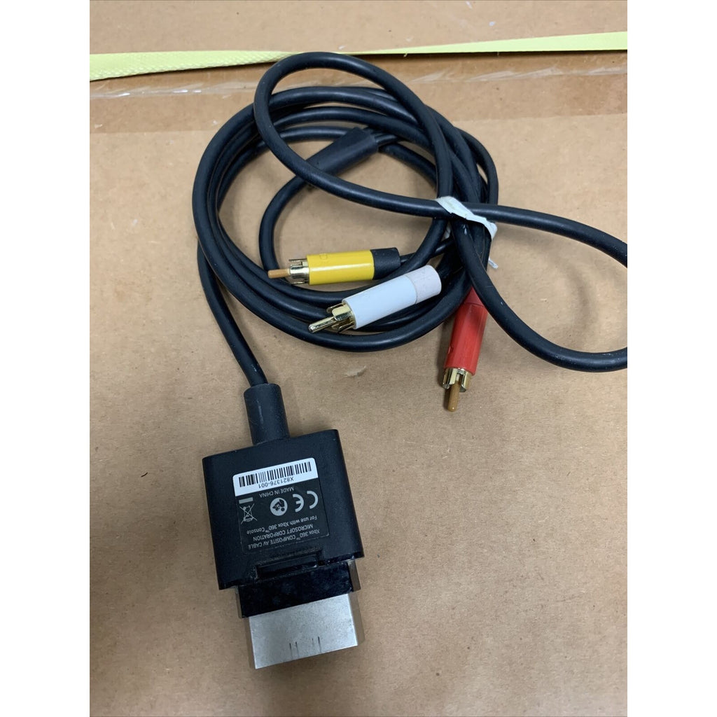 Composite RCA AV A/V Audio Video Cable Cord for Microsoft Xbox 360 E