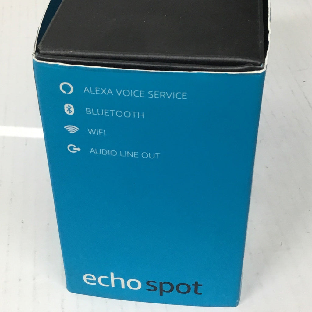 Amazon Echo Spot Smart Assistant - White Far-Field Voice Control Bluetooth New