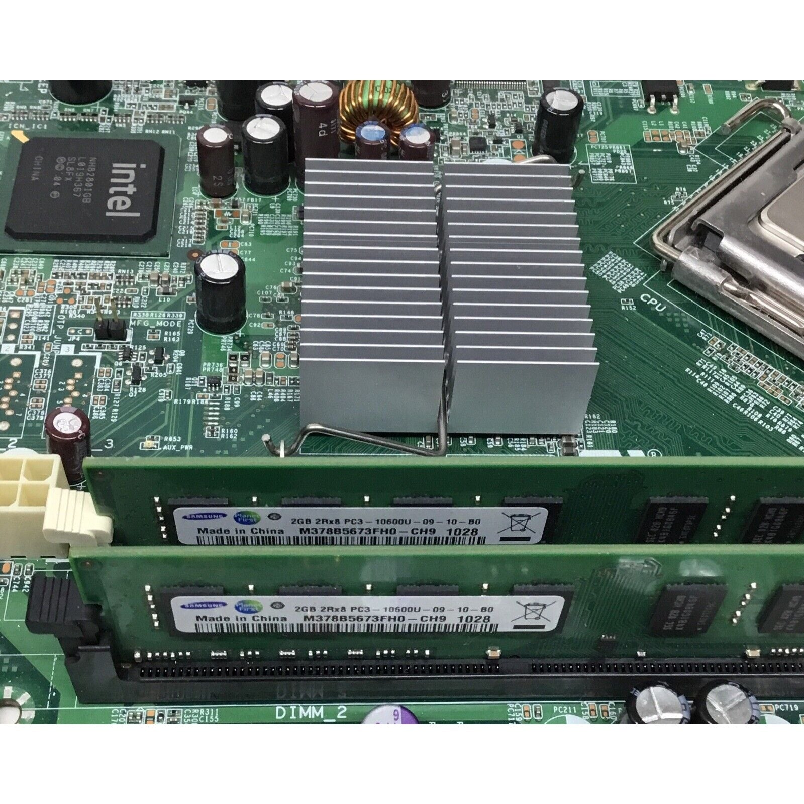 Genuine Dell Optiplex 380 SFF System Motherboard 1TKCC 01TKCC W/ CPU & Ram