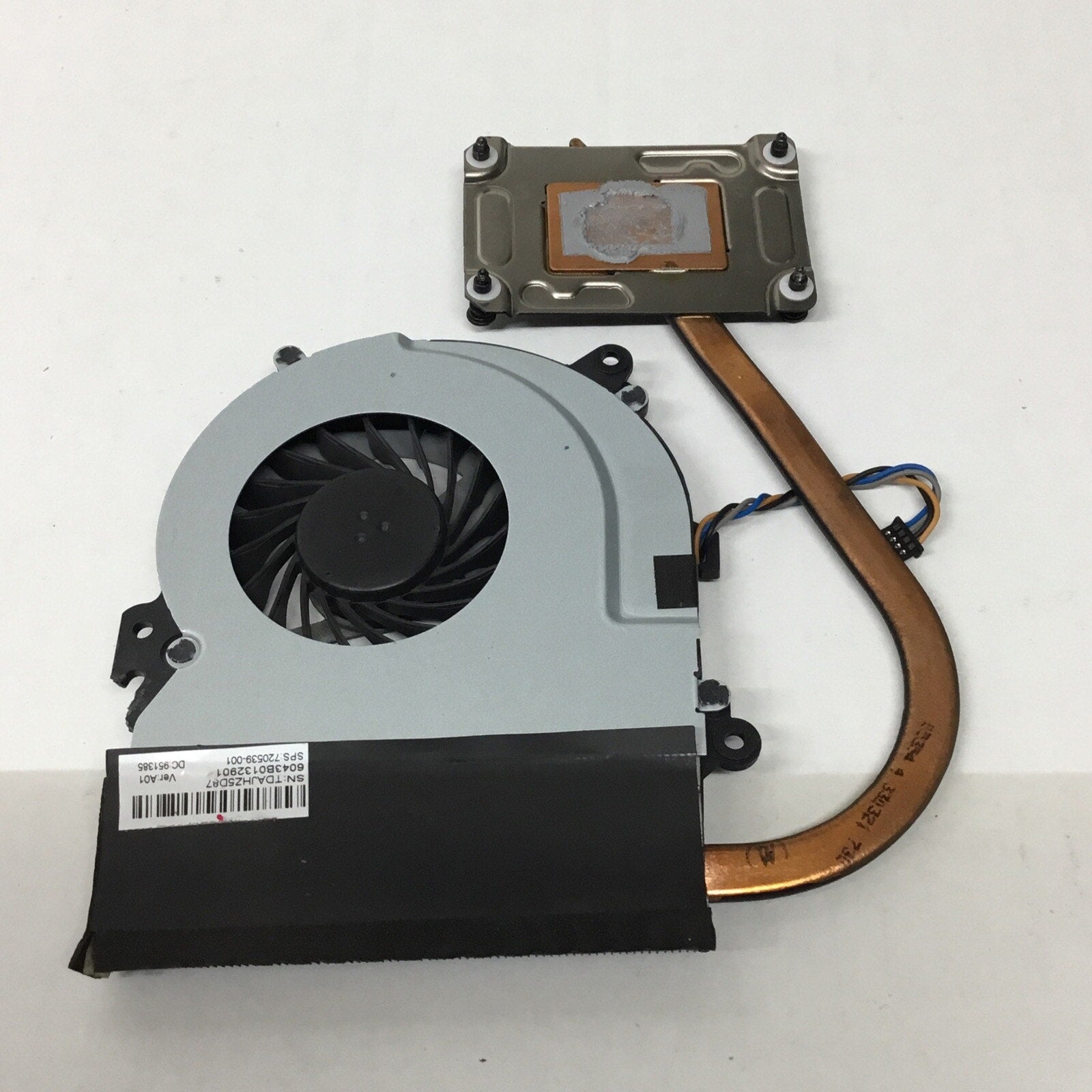HP Envy 15-J Laptop CPU Cooling Heatsink & Fan 720539-001 6043B0132901 w/ screws