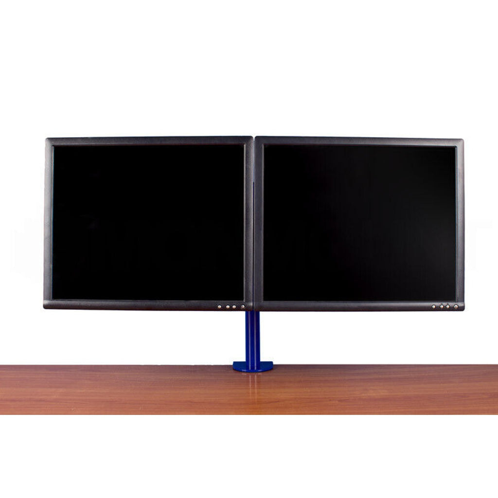 MonMount Dual LCD Monitor Stand Desk Clamp Holds Up to 24-Inch LCD Monitors, ...