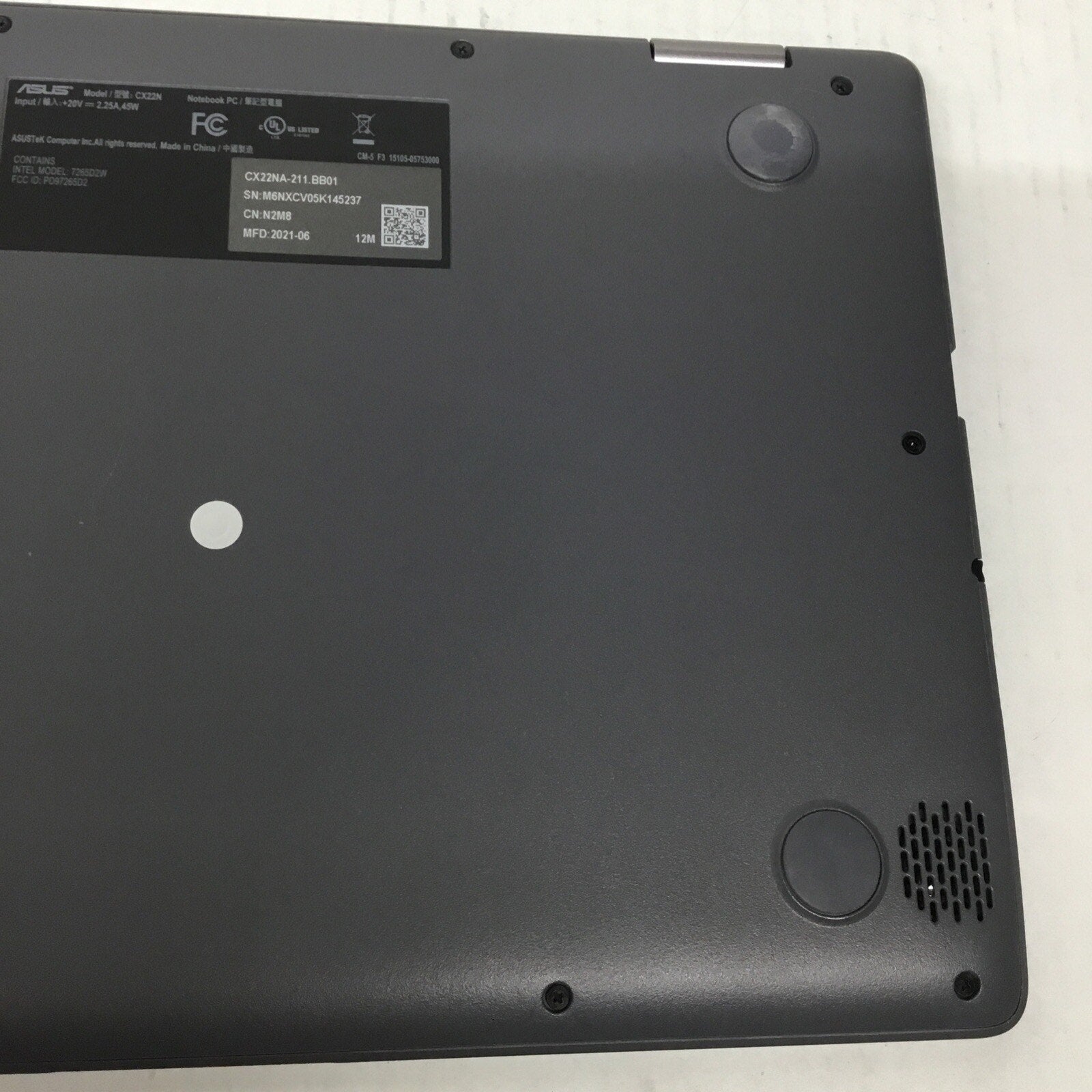 FOR PARTS ASUS Chromebook 11.6" *PLEASE READ* Intel Celeron