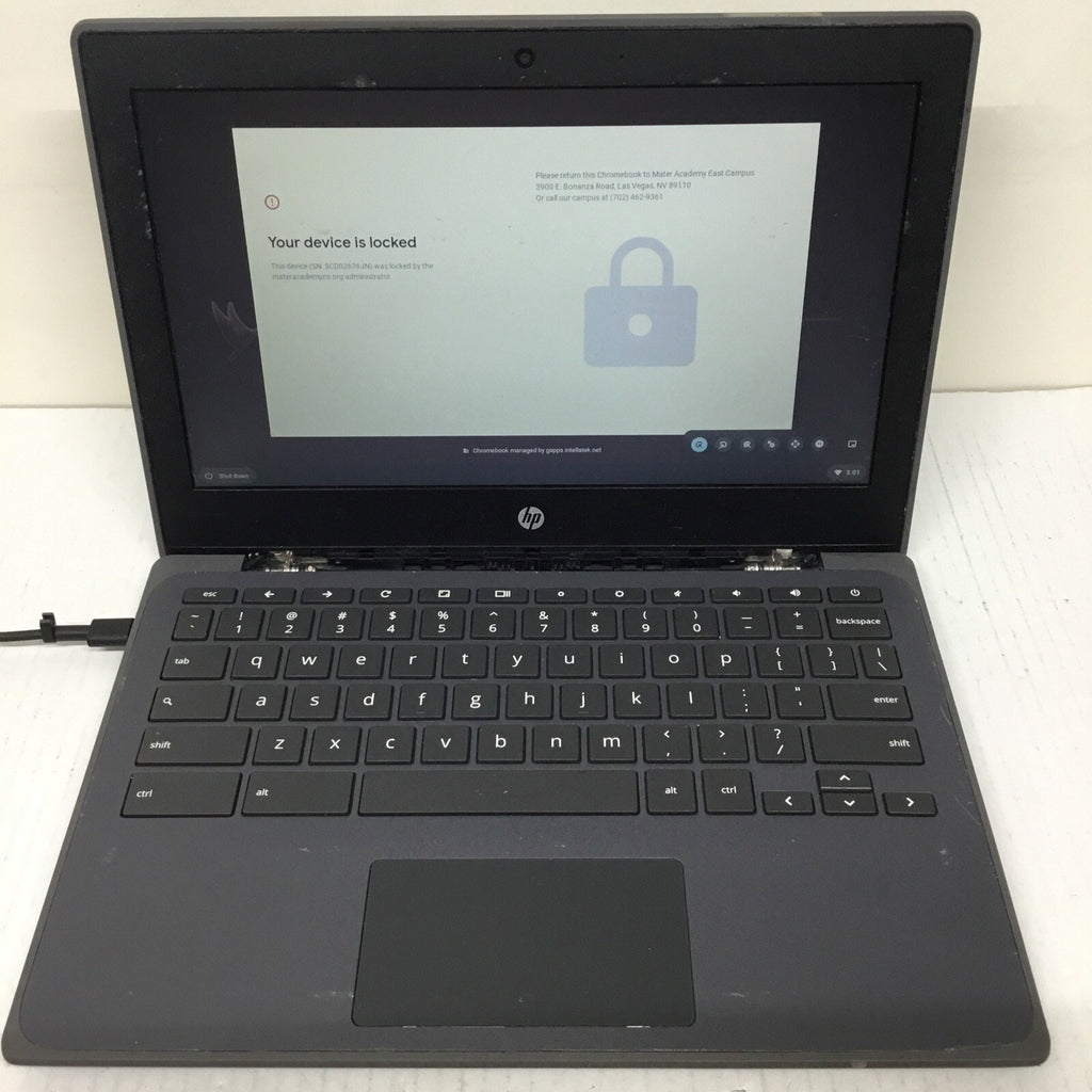 For Parts HP Chromebook 11A G8 EE (Admin Locked) No Adapter