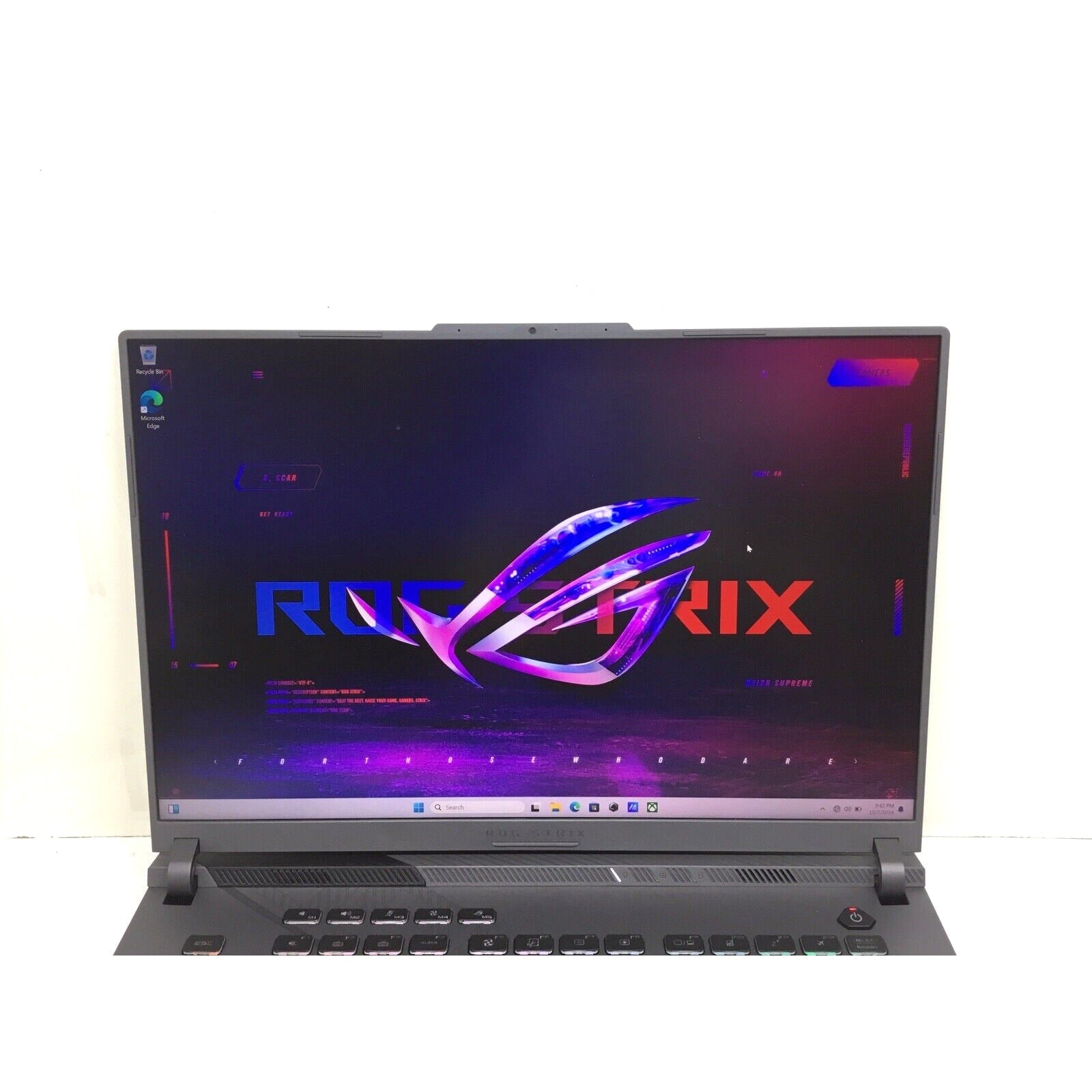 ASUS ROG Strix G16 G614JVR-ES94 16" i9-14900HX 2.2GHz 16GB RAM 1TB SSD RTX 4060