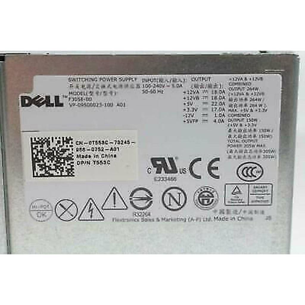 Dell T553C Power Supply PSU 305W F305E-00 Optiplex 755 740 330