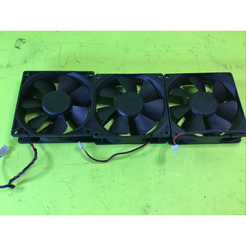Lot of 3x 92mm Computer Case Fans