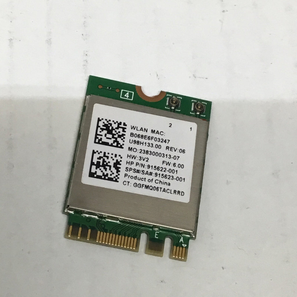 Laptop Bluetooth Wireless WiFi Card 915622-001