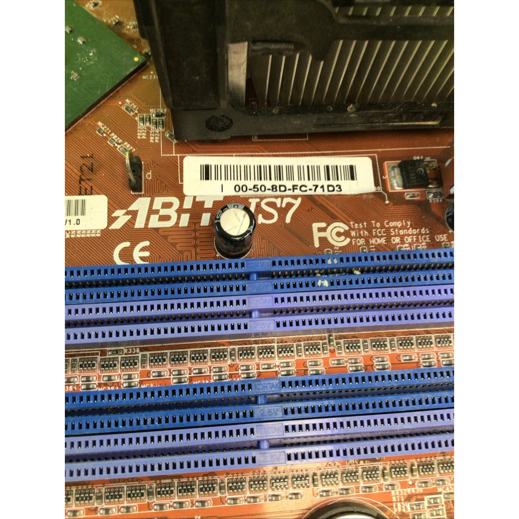 Retro Gaming Motherboard ABit-IS 7 G Pentium 4 2.80 GHz with Heat Sink