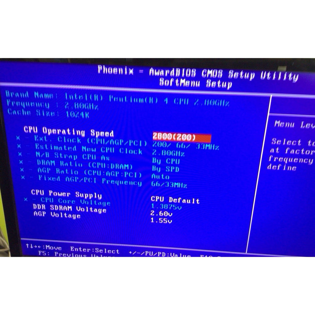 Retro Gaming Motherboard ABit-IS 7 G Pentium 4 2.80 GHz with Heat Sink