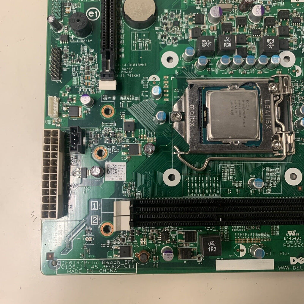 Dell OptiPlex 3010 LGA1155 DDR3 Desktop Motherboard | 0T10XW | With I3-3220 CPU
