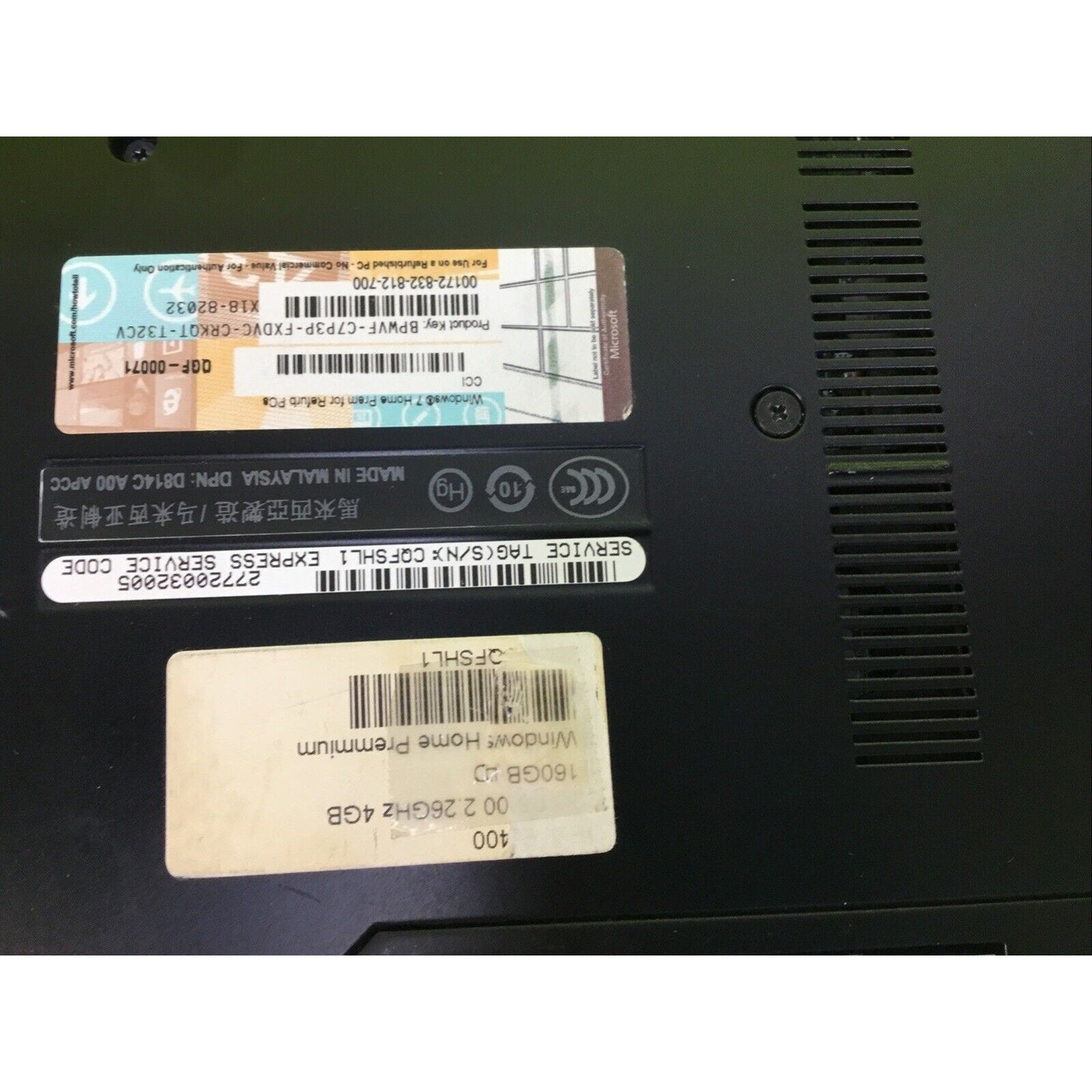 Dell Latitude E6400 Core 2 Duo 4GB RAM FOR PARTS or REPAIR