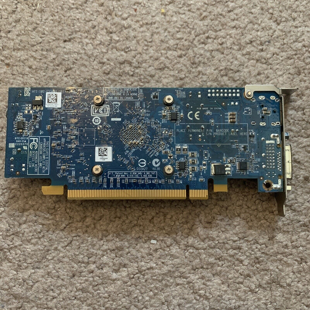DELL AMD Radeon HD 7570 1GB GDDR5 DVI Display Video Card - Low Profile - 0KFWWP