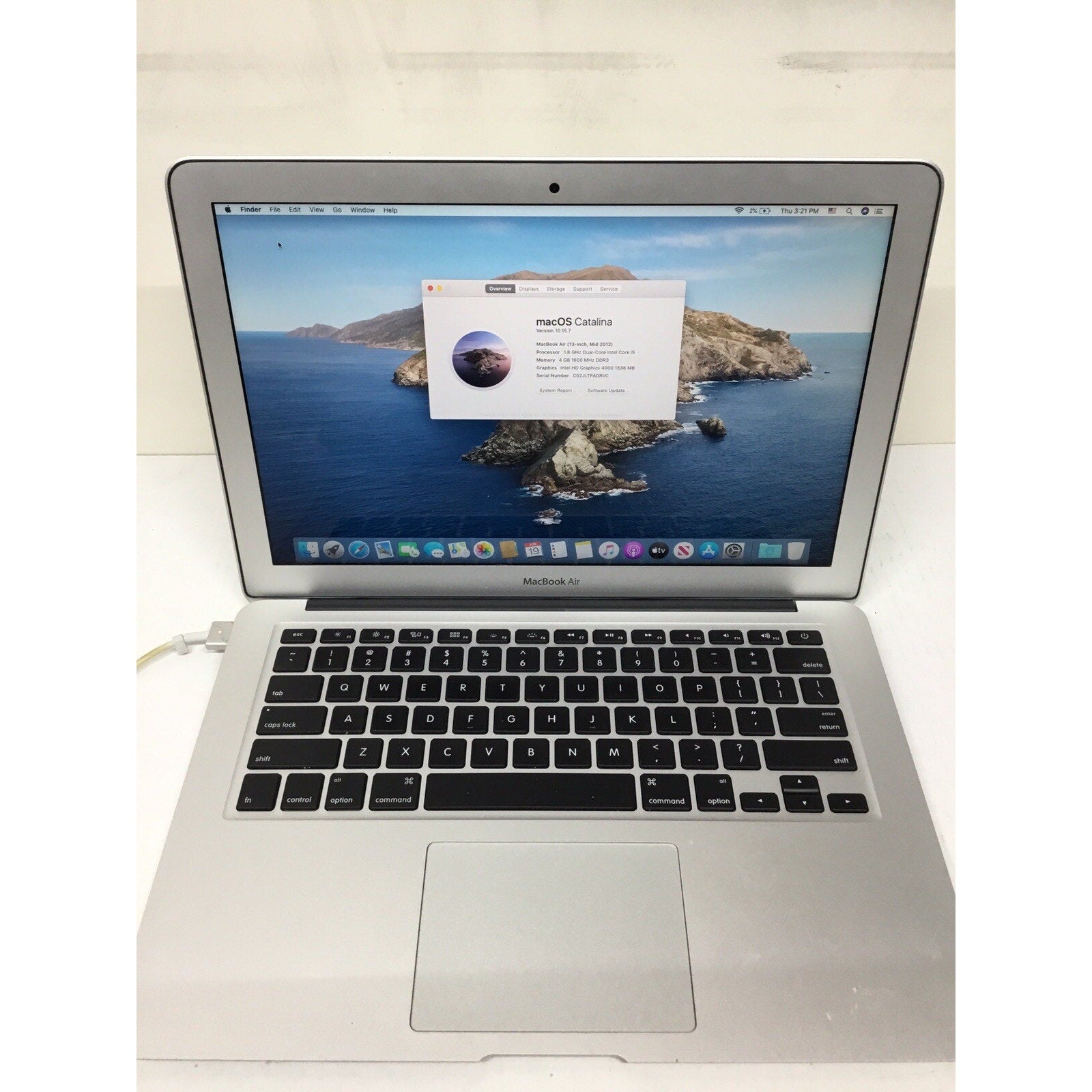 Lot of 2 MacBook Air A1466 Laptops i5 1.4GHz 4GB Ram For Parts READ DESC