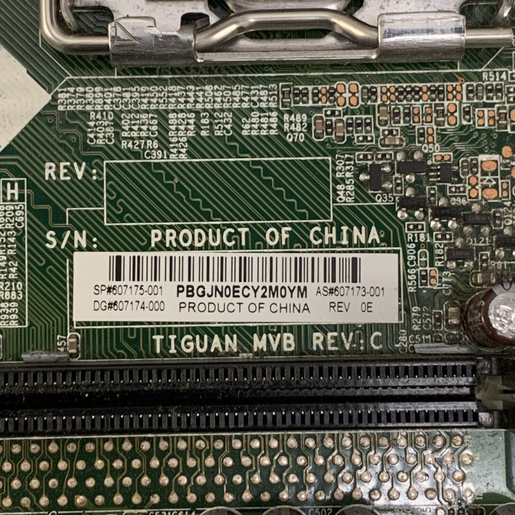 HP Compaq Pro 4000 SFF Motherboard DDR3 607173-001 607175-001 W/ Intel E3400 CPU