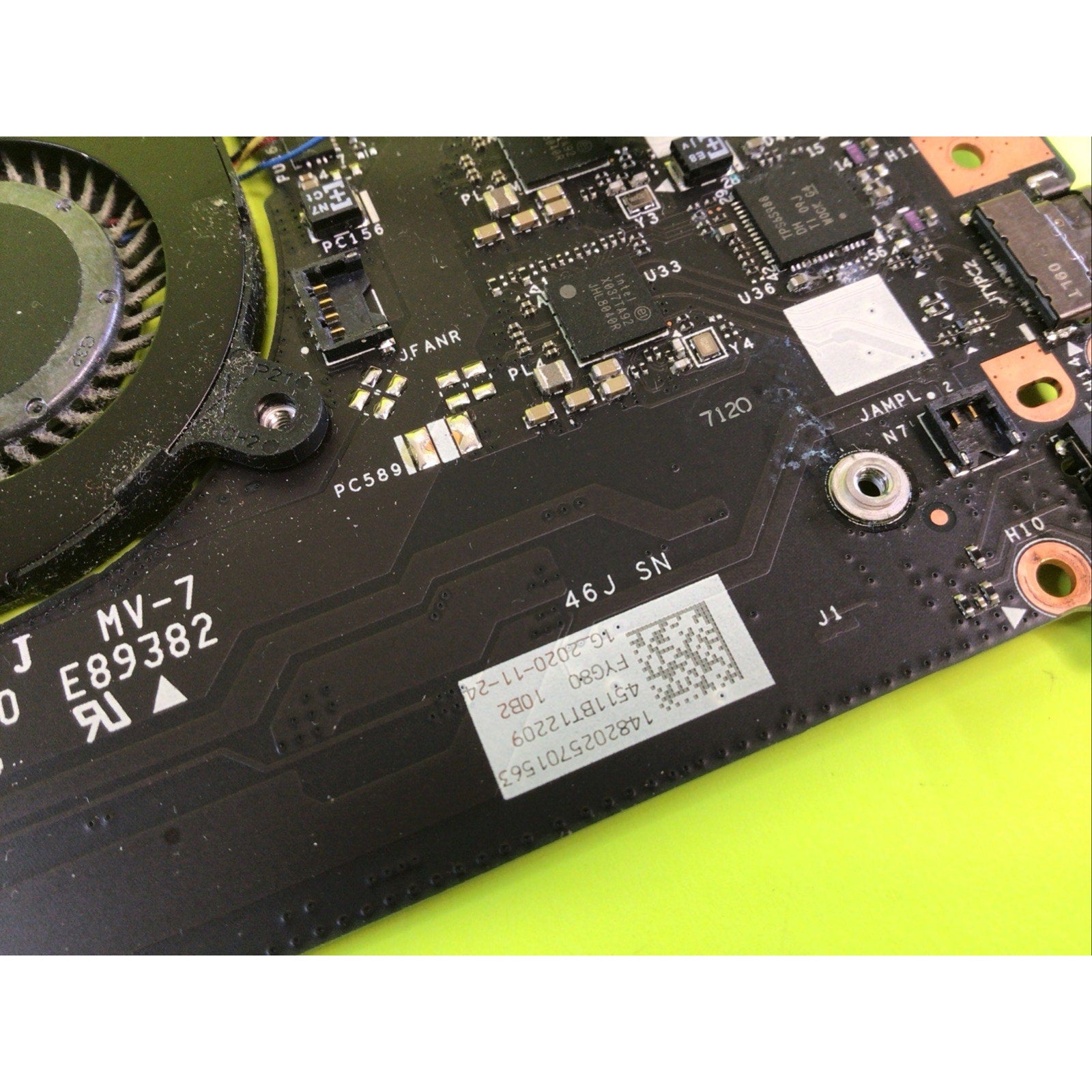 Lenovo Yoga C940-14IIL Core i5 Motherboard 5B20S43847 FOR PARTS or REPAIR